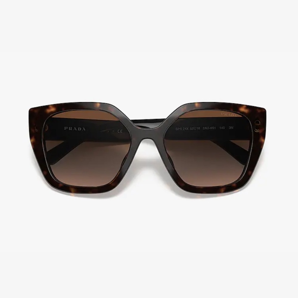 Prada Sunglasses SPR 24X Butterfly Shape with Frame Colour Havana - Picture 4 of 5